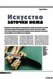 Книга Искусство заточки ножа (продолжение) Искусство заточки ножа (продолжение)