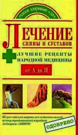 Лечение спины и суставов. Лучшие рецепты народной медицины от А до Я