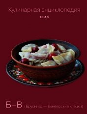 Книга Кулинарная энциклопедия. Том 4. Б-В (Брусника – Венгерские клёцки) Кулинарная энциклопедия. Том 4. Б-В (Брусника – Венгерские клёцки)